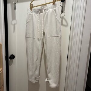 Reiss Cream Jogger Pants